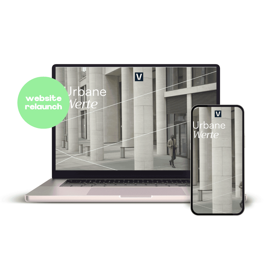 Mockup von MacBook und iPhone mit der Website für Vivit Spaces